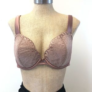 SAVAGE X FENTY underwire mauve lace bra